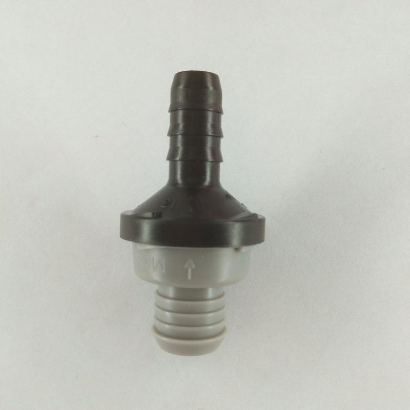 High qualtiy ID10 black plastic one-way valve non-return valve one way valve air pump vacuum check valve Brake booster pump 1pc