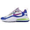 Nike Air Max 270 React 'Easter' (Unisex) White / Washed Coral / Hyper Blue / Purple Nebula Running Shoes CW0630 100