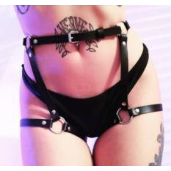 Гламурная королева ночного клуба Кожаная маска для бондажа Пояс-печать Набор наручников