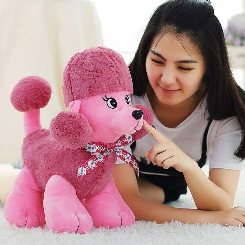 Cute Poodle Doll Simulation Dog Plush Soft Stuffed Animal Toy Birthday Xmas Gift Plush Stitch