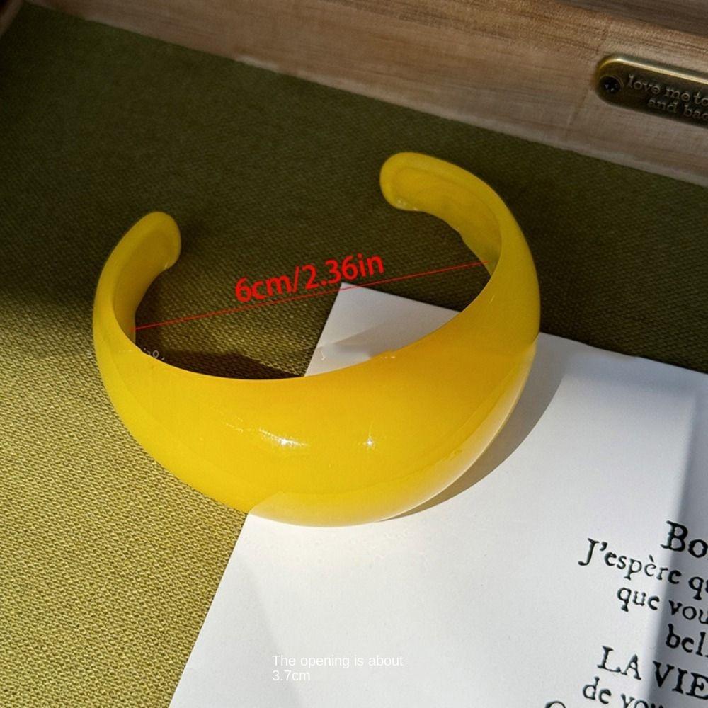 Необычный браслет из смолы Допамин C-образные браслеты-манжеты Преувеличенный преувеличенный браслет-украшение