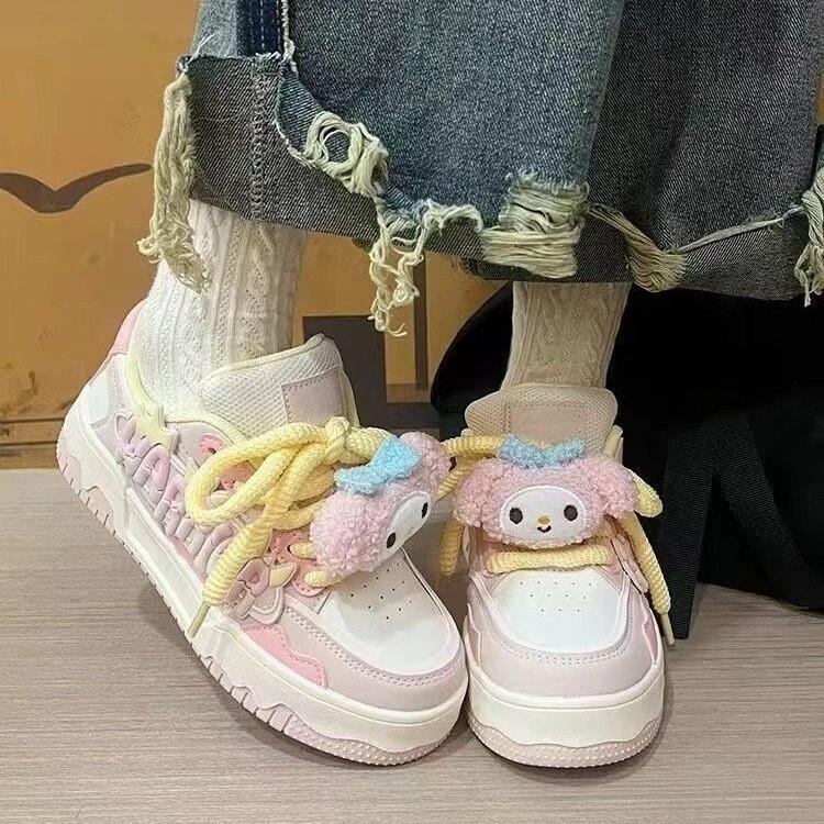 Дофаминовые кеды детские Югуи собака Мелодия студенты нишевый тренд кеды женские в наличии