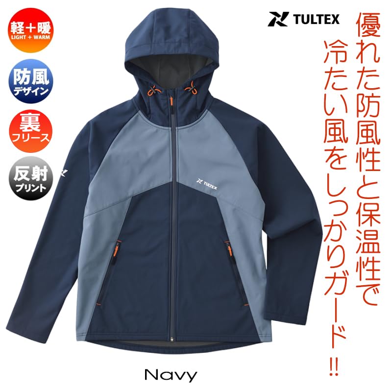 TULTEX Mountain Parka флисовая куртка с защитой от холода, ветрозащитная, термостойкая, верхняя одежда для кемпинга, зимняя, парка большого размера цвета хаки, размер 3 л [EVERSOUL] для мужчин
