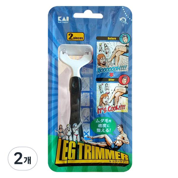Триммер для ног Kai Men's Leg, 2 шт. в упаковке, корейское лезвие