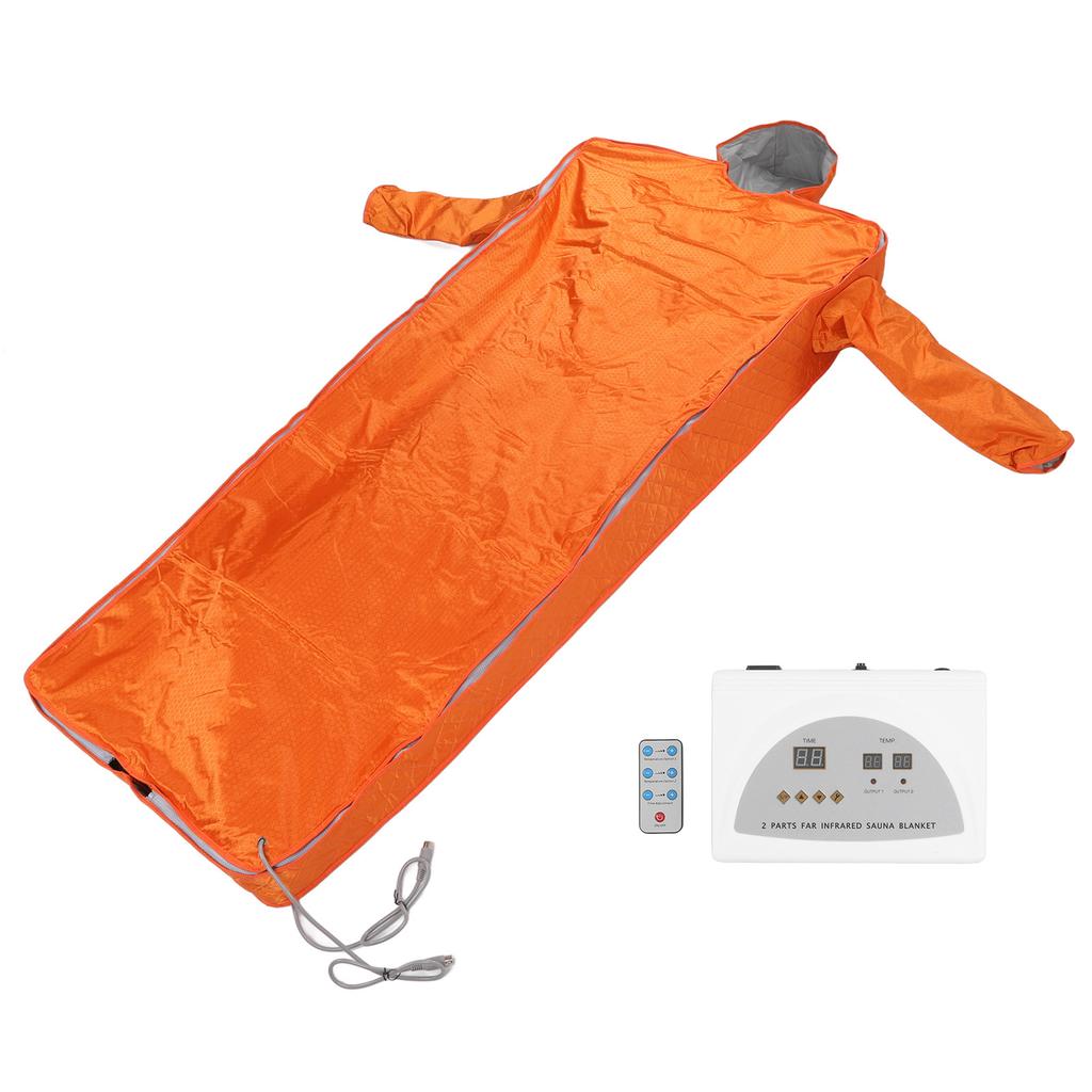 Одеяло для сауны с инфракрасным излучением, повышенное осушение, домашнее одеяло для сауны с детоксикацией и рукавами-шапочками