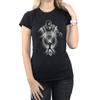 Marvel Womens/Ladies Captain America Circle Cotton T-Shirt