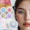 Флуоресцентные тени для век для лица Planet Eyeshadow Glitter Highlight Eye Makeup Silky Cream Eyeshadow