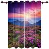 Фиолетовый цветок лаванды, поле, стул, оконные шторы, кухонные шторы, панель, домашний декор, шторы для гостиной, шторы для спальни
