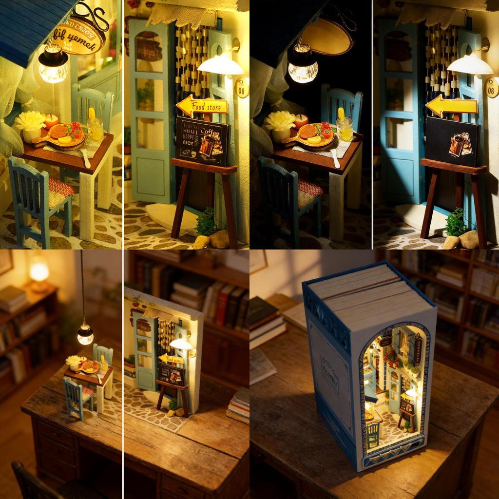 Wooden Building Model Kit With Diy Assembly For Creative Home Decor And Gift