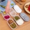 Portable Outdoor Fruit Food Lunch Box Multifunctional Kitchen Refrigerator Plastic Case Container Travel Storage Rack