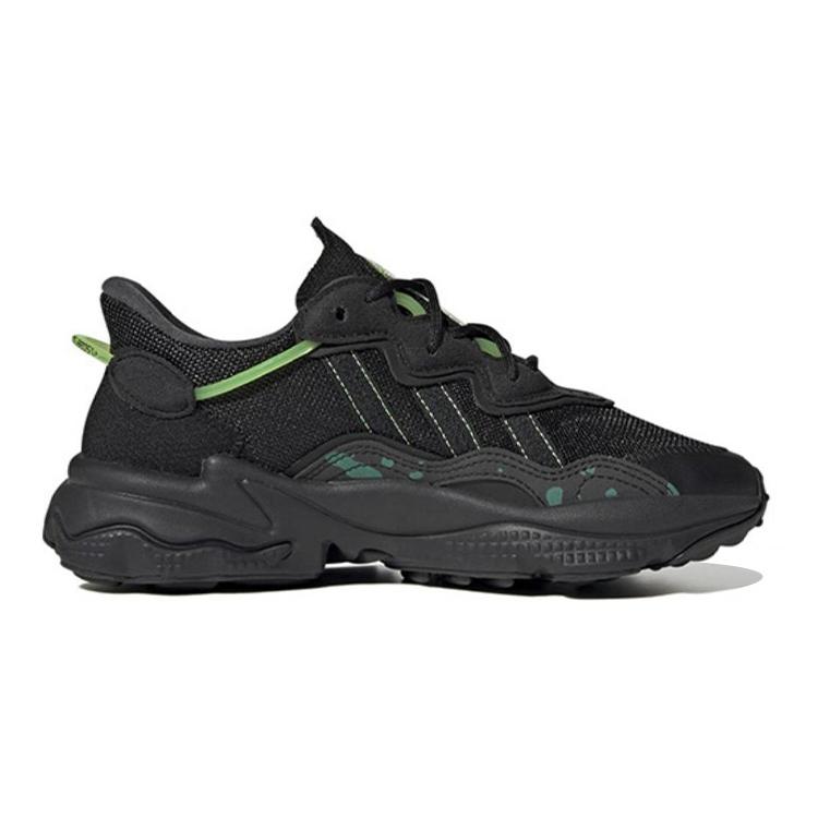 adidas Ozweego Черный Солнечно-Зеленый GS HQ1637