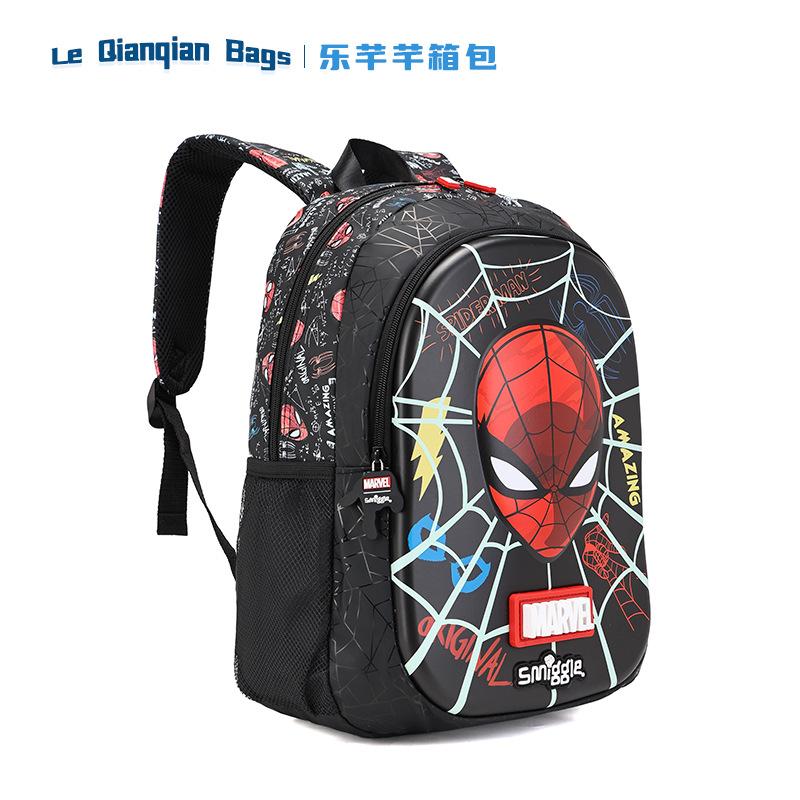 Smiggle Рюкзак Школьный Spider-Man Большой для Крутых Мальчиков Высокой Вместимости Книжный Рюкзак 2 шт.
