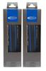 Комплект из двух складных покрышек Schwalbe Lugano II, 700c (700x25c, синяя полоса) [Импортировано]