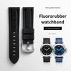 Качественный Фторкаучуковый Мягкий FKM Резиновый Ремешок Для Часов Panerai Аксессуары Для Часов PAM111/441 Ремешки 22мм 24мм 26мм Пряжка-Штифт