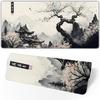 Basic Fabric Mouse Pad Rectangular Desk Mat Non Slip Rubber Base Computer Laptop Office Mouse Mat Work Desk Pad