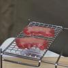 CAMPING MOON A4 Size Lightweight Bonfire Grill, Mesh Type, 2-Piece Set, Stainless Steel Grates, MTG-2G