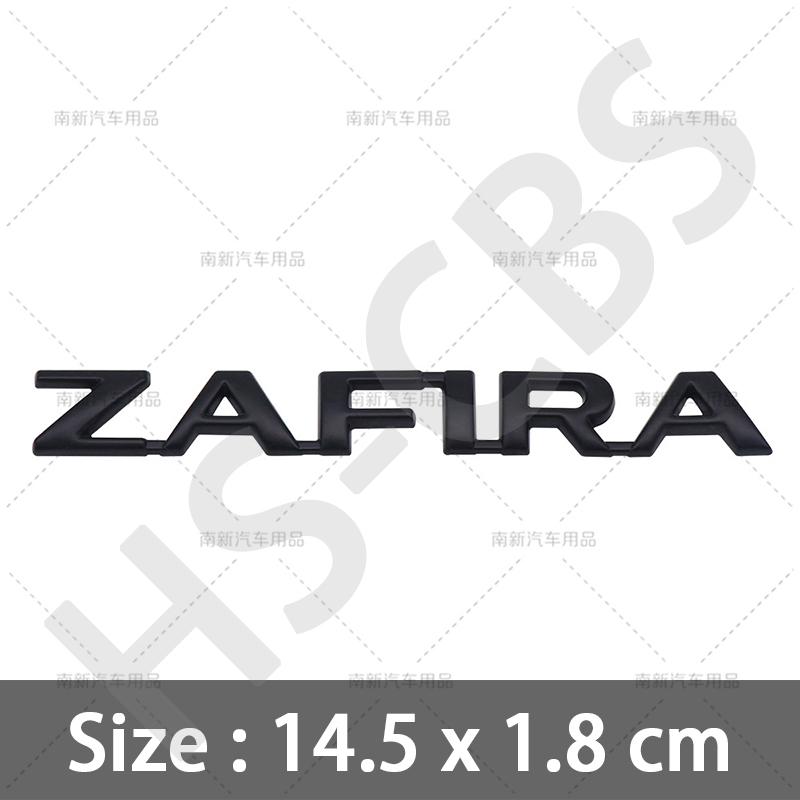 Metal ZAFIRA Letter Logo Emblem Badge Tailgate Sticker For Opel Car Styling Rear Trunk Exterior Styling Decoration Accessories