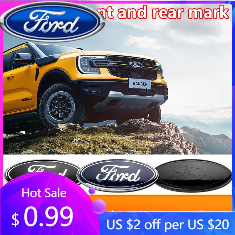 Автомобильная наклейка Ford Новая 2025 Горячая 12.5-14.5-17.5-22.5см Автомобильная решетка радиатора Логотип Багажник Аксессуары Наклейка на капот Для Ford Focus mk2 mk3