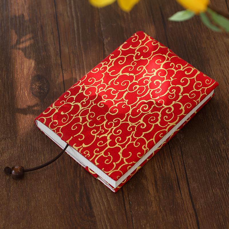 Ручная обложка для книги из цветочной ткани Qian Li - Регулируемая A5/A6