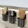 Plastic Wall Mounted Storage Box No Drill Makeup Brush Storage Box Utensils Holder  Office
