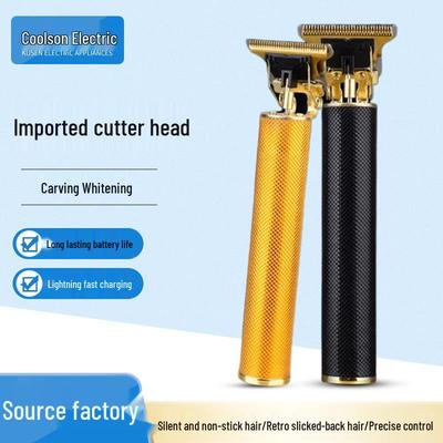 Профессиональная электрическая машинка для стрижки лысой головы - Инструмент для укладки назад и гравировки для парикмахерского искусства