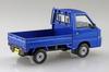 Aoshima Bunka Kyozaisha Raku Plastic Snap Kit Subaru Sambar Truck WR Blue Limited Plastic Model 1/32 No.05-WB Color-coded (Car)
