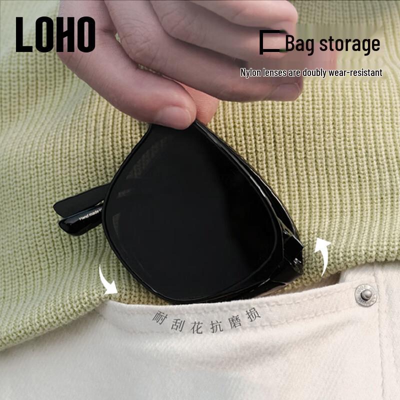 Складные поляризационные солнцезащитные очки LOHO UV400