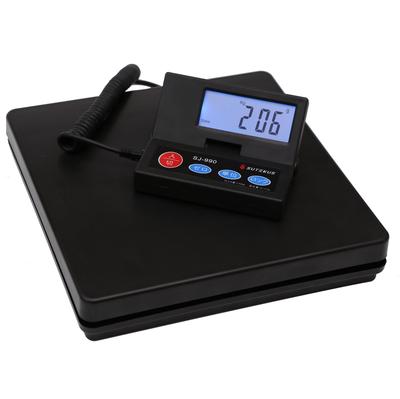 Цифровые платформенные весы Sutekus с шагом 2 г, максимальный вес 50 кг, выносной дисплей, функция тарирования, функция автоотключения (черный)
