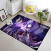 Genshin Impact HD Printed Carpet Household Rug Children's Room Living Room Chair Bedside Modern Simple Floor Mat Kawaii Rug