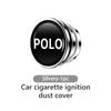 W135For Volkswagen VW Car Cigarette Lighter Cover DustProof Decoration Cap Tiguan CC Jetta Polo Golf 4 5 6 Passat B5 B6 B7 CC
