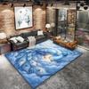 Blue cloud sleep animalPattern Square Carpet,Area Rug,Carpet Rug for Living Room Bedroom Sofa Playroom Decor,Non-slip Floor Mat,Holiday Birthday Gifts
