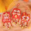 The Year Of The Loong New Year Spring Festival Decoration Pendant Car Festive Fuzi Wind Bell Pendant