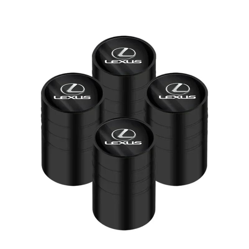 4pcs Car Wheel Tyre Valve Stem Caps Dust Accessories For Lexus ES300 RX330 RX300 GS300 IS250 IS200 CT200h IS300 NX RX NX200t TX