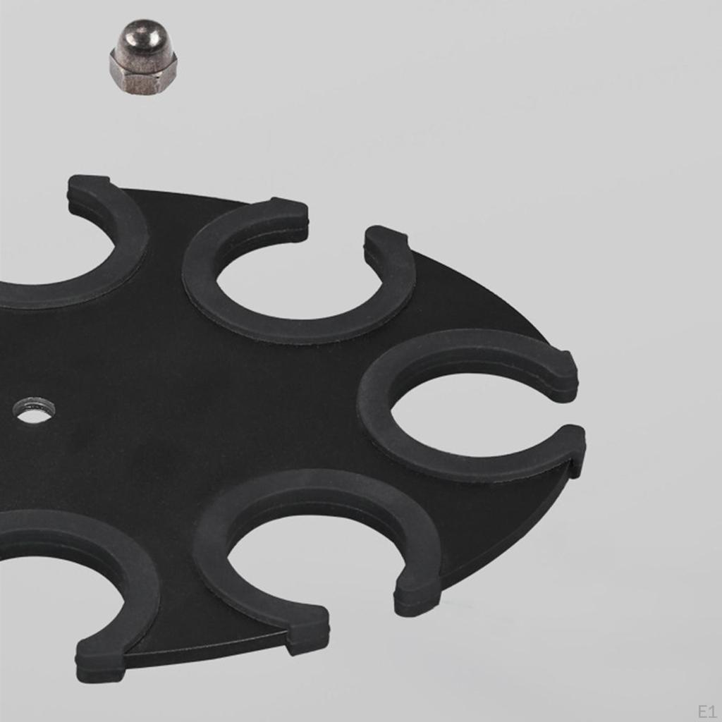 Multiple Microphone Holder Stand Tray Hold Up To 8 Mics Anti Scratch Easy Setup