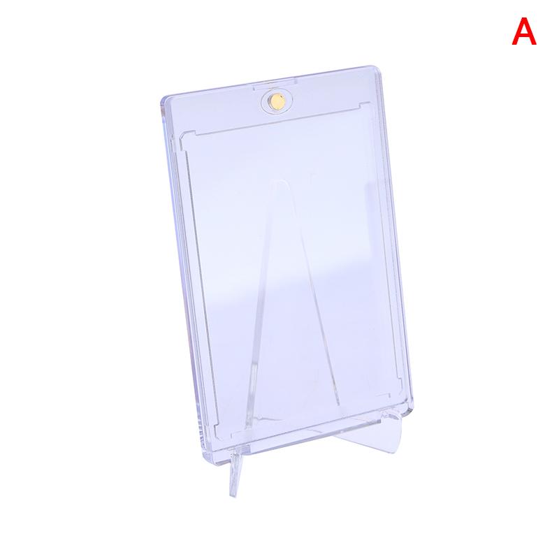 1 комплект 35PT магнитный держатель для карт поддержка карты протекторы жесткие пластиковые рукава торговый дисплей кейс спортивная карта Yugioh