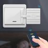Home Light Switching Pusher Convenient Light Button Control Easy Installation with Remote & Cable for Dormitory Bedroom