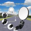 Bicycle Rearview Mirror 360° Rotatable Universal Cycling Handlebar Rear View Mirrors Adjustable Wide Angle Mirror for Road Bike