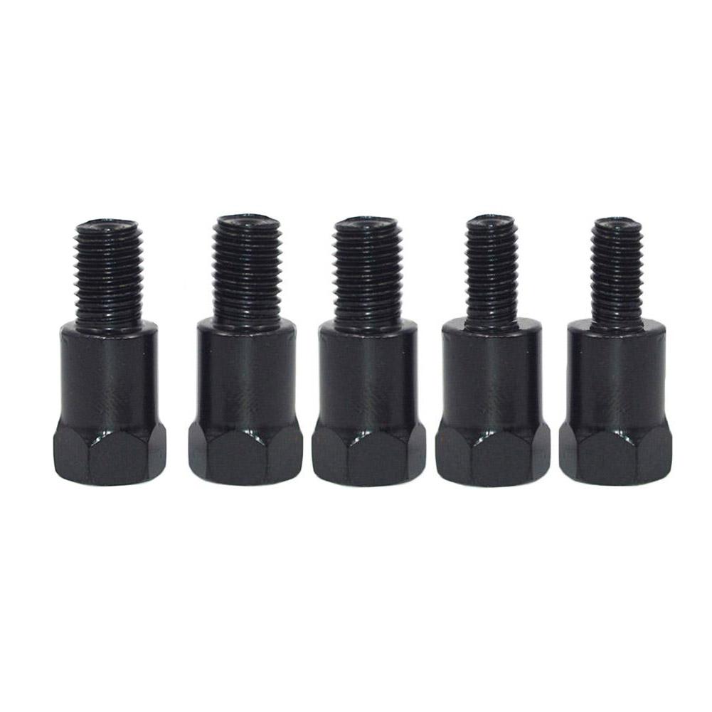 Черный Мотоцикл 32ММ M10 8ММ M8 Адаптеры Зеркал Заднего Вида Переходной Болт По Часовой Стрелке Против Часовой Стрелки Правая Левая Резьба