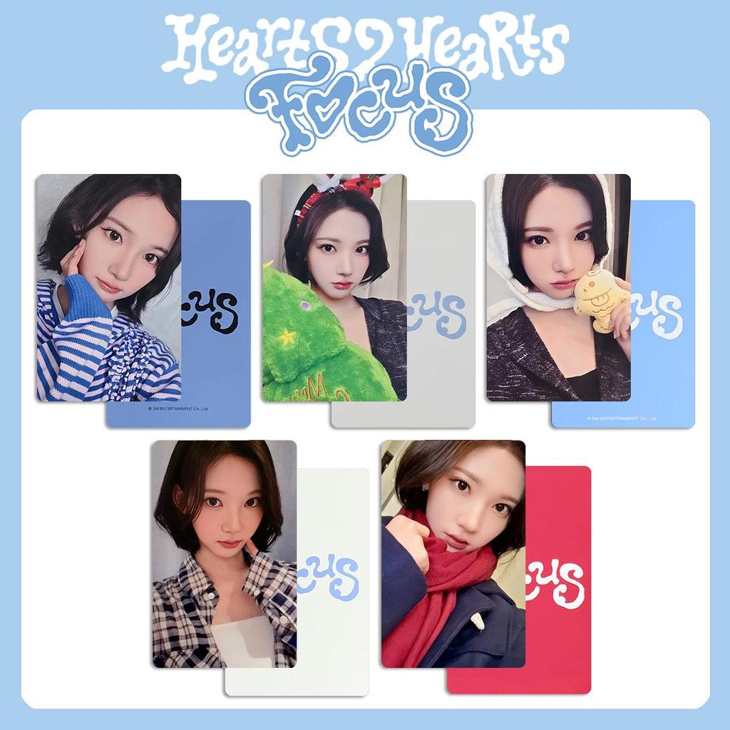 Hearts2Hearts Xinmei ФОКУС Товары: H2H Счастливые фотокарточки Бонус