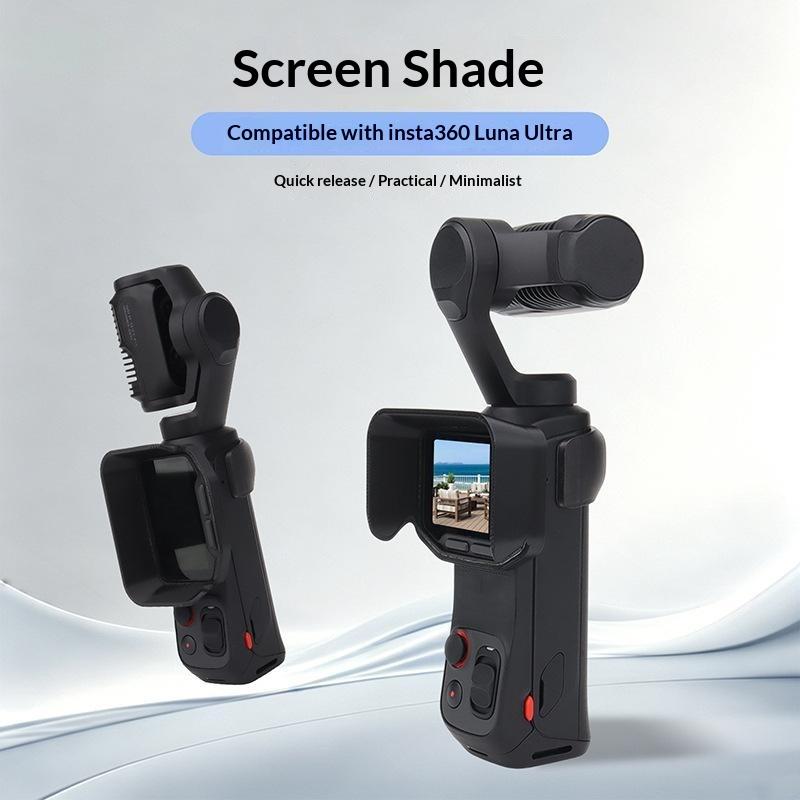 Lens Hood for Insta360 Luna Ultra Anti-Glare Camera Sunshade 1Pcs Durable for Drone Aerial Photography Use