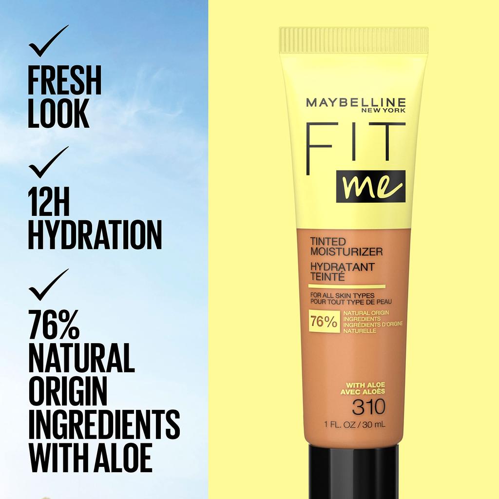 Maybelline Fit Me Tinted Moisturizer Natural Coverage Face Makeup 370 1 Piece
