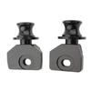 2x Practical Motorcycle CNC Aluminum Chain Adjustment Screw Rocker Reel Slider for Honda CB650R CBR650R CB 650R 14-19