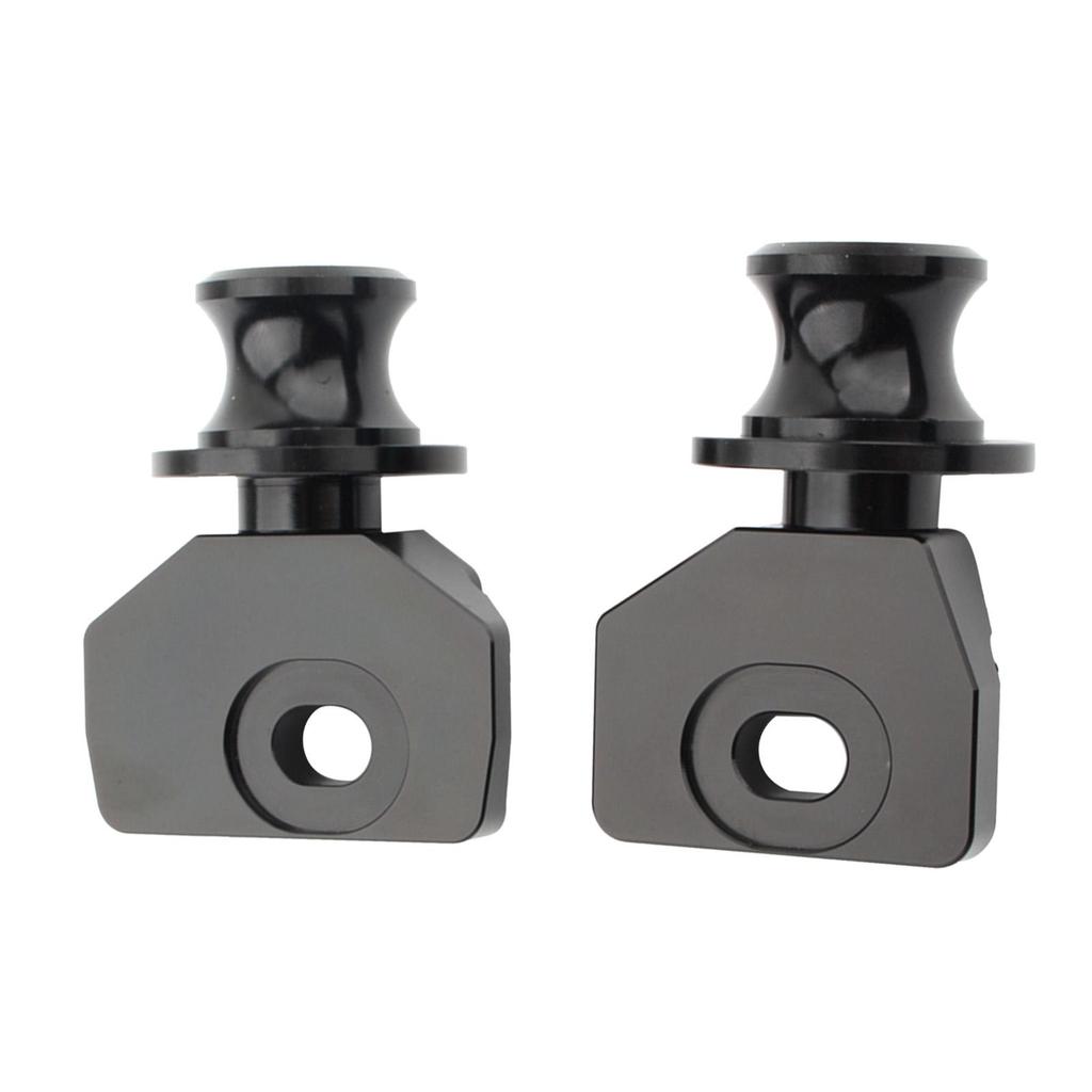 2x Practical Motorcycle CNC Aluminum Chain Adjustment Screw Rocker Reel Slider for Honda CB650R CBR650R CB 650R 14-19