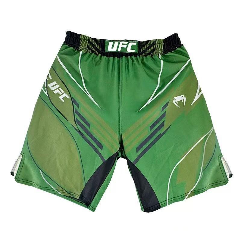 Men Women Quick Dry MMA Boxing Shorts Training Gym Running Sport Pants Loose Fit Athletic Workout