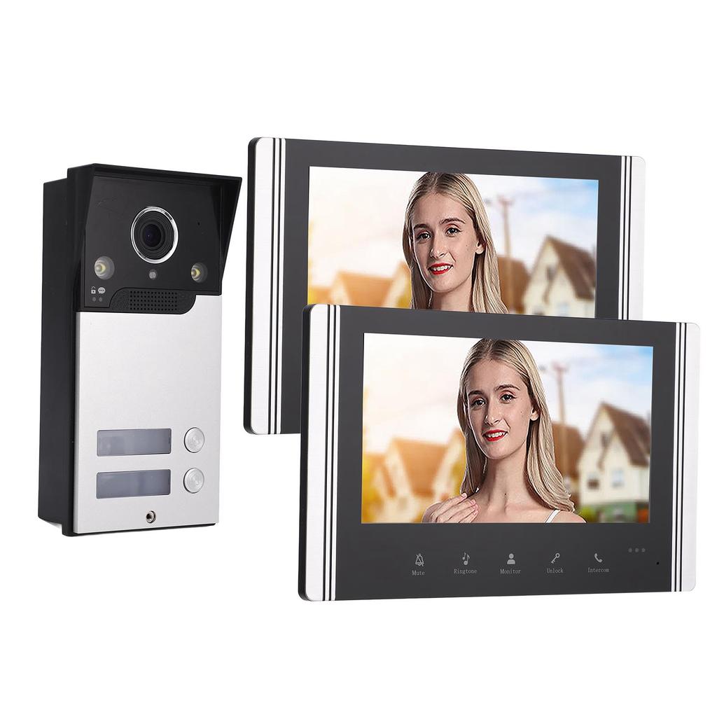 Видеодомофон с 7-дюймовым TFT ЖК-экраном, широкоугольным объективом на 120 градусов для дома и квартиры