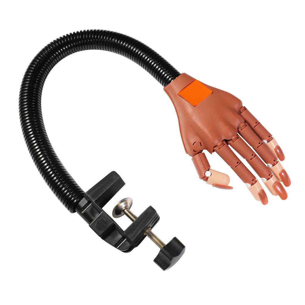 Руки для профессионального нейл-арта +100 шт. типсов для ногтей, регулируемая пластиковая модель для практики, инструмент для маникюра своими руками, гибкий и мягкий