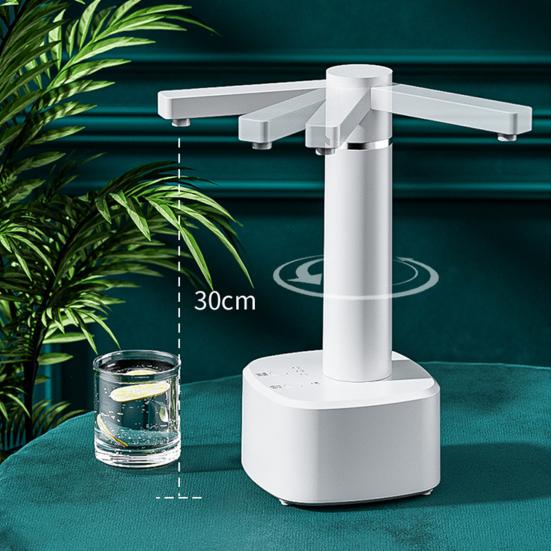 Автоматический водяной насос, 3 режима, низкий уровень шума, удобный вращающийся на 360 градусов аккумуляторный универсальный диспенсер для кувшина для воды