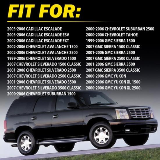 Rear Passenger Driver Side Exterior Handle Fit Door 99-07 Silverado Sierra