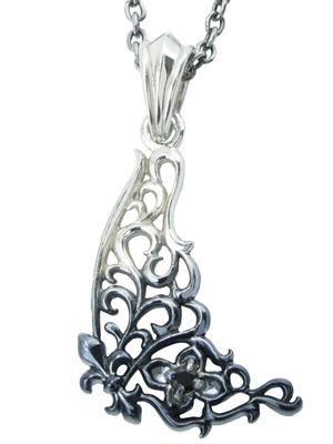 ARTEMISKINGS Papillon Tresary Charm Серебряные аксессуары Брендовые ювелирные изделия Серебряное ожерелье из серебра 925 пробы [Artemis Kings] [Только топ] ak-akp0089 Мужское Женское