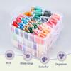 Embroidery Floss Kit Multifunctional Embroidery Thread Floss Kit 3 Layers Embroidery Cross Stitch Kit 200 Colors Friendship